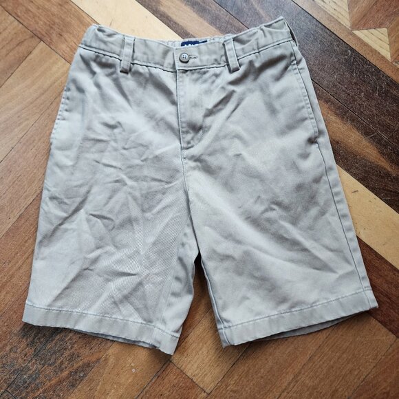 Lands' End Boys Khaki School Uniform Shorts Size 12 - Picture 3 of 9